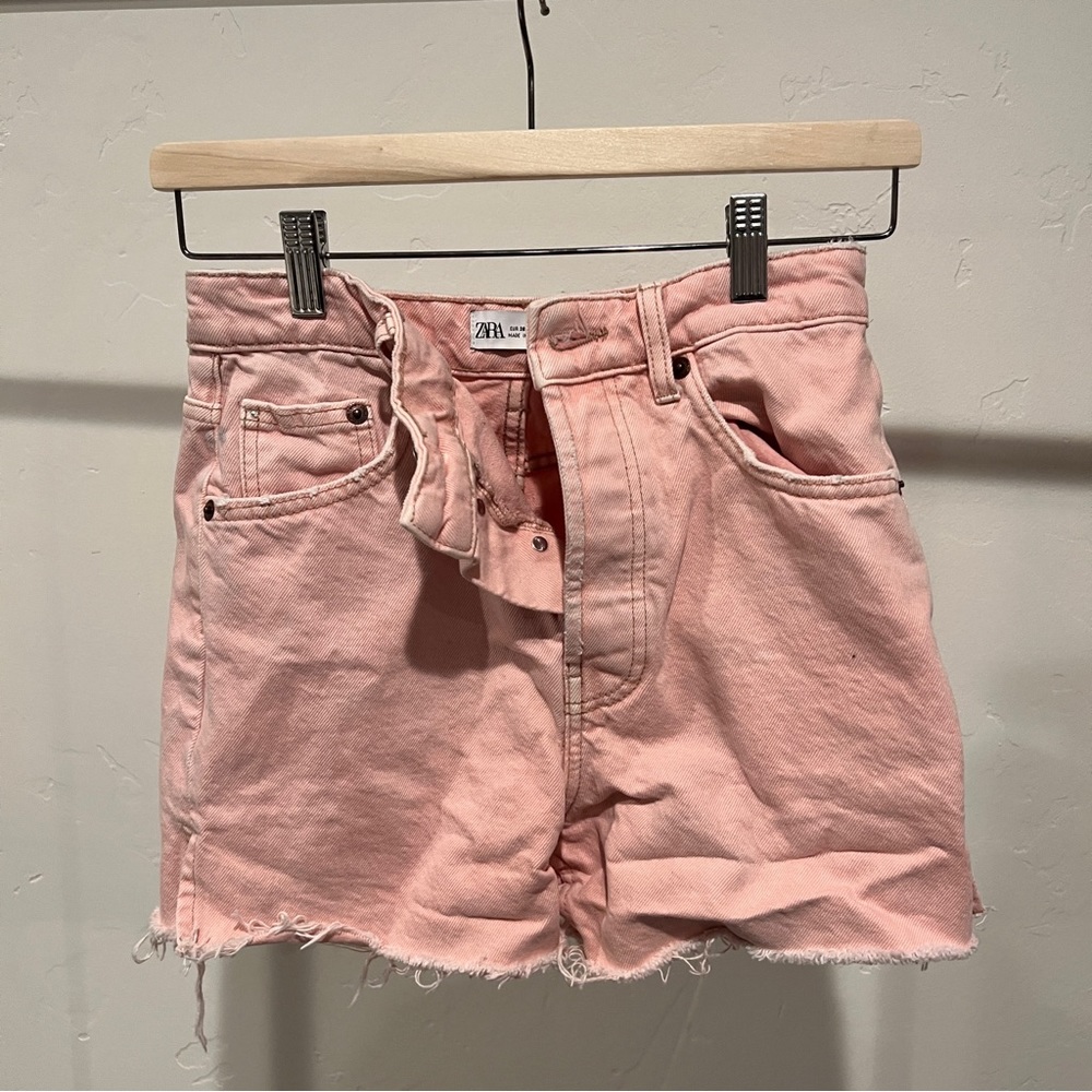 Zara pink shorts